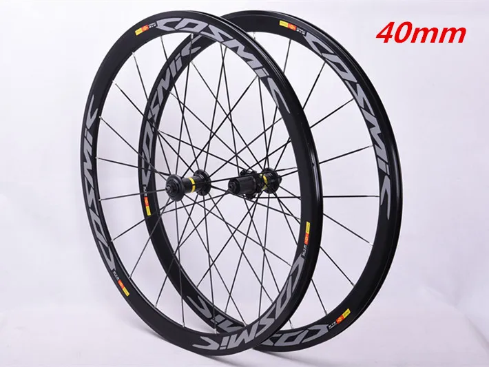 Newest high quality30/40/50mm Original Hot sale 700C alloy V brake bike wheels BMX road wheelset aluminum cosmic elite | Спорт и