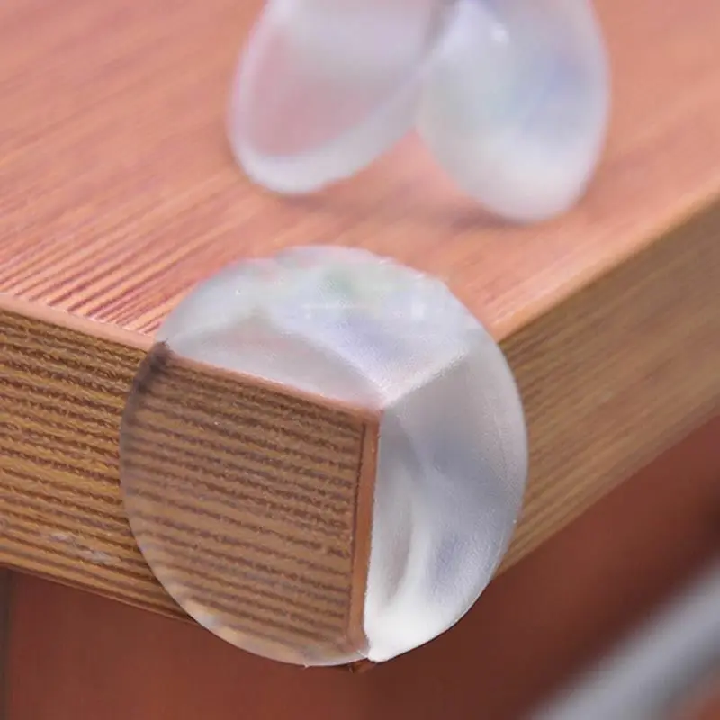 

20pcs Child Baby Corner Safety Silicone Protector Edge Furniture Table Cushion Guard Cover Clear Head Anti Collision Protection