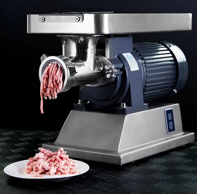 Günstig RY-12 Edelstahl Desktop Multi-funktion Elektrische Fleischwolf, Kommerziellen High-power Fleisch Mixer, Gefrorene Fleisch Leicht Hackfleisch