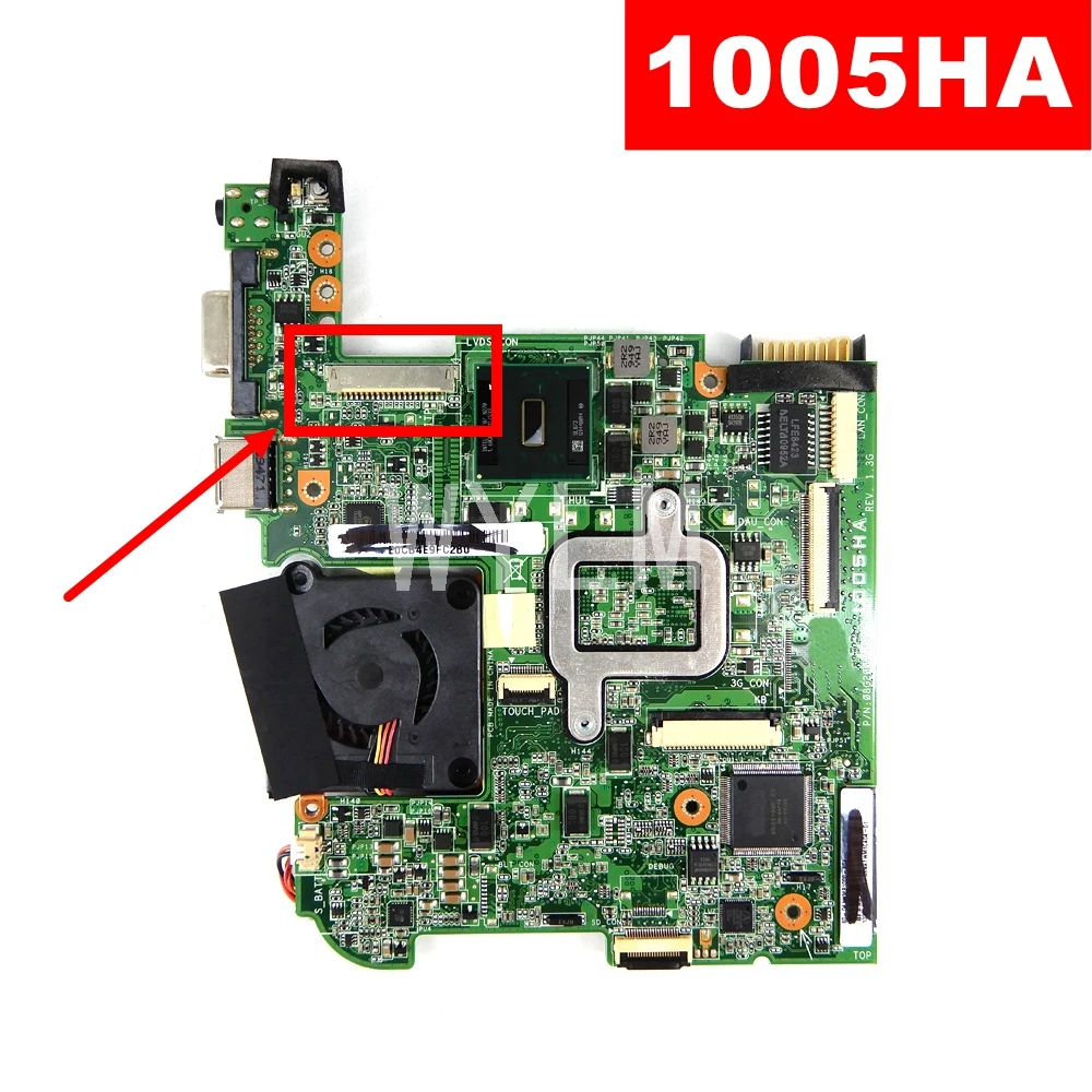 

1005HA Mainboard REV1.3G For ASUS Eee PC 1005HA Laptop Motherboard 100% Test free shipping