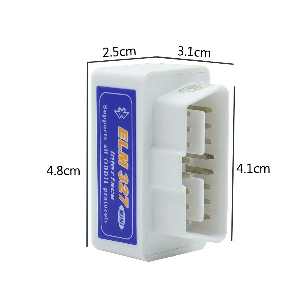 Универсальный автомобильный диагностический инструмент Elm327 Bluetooth OBD2 V2.1 Android IOS PC