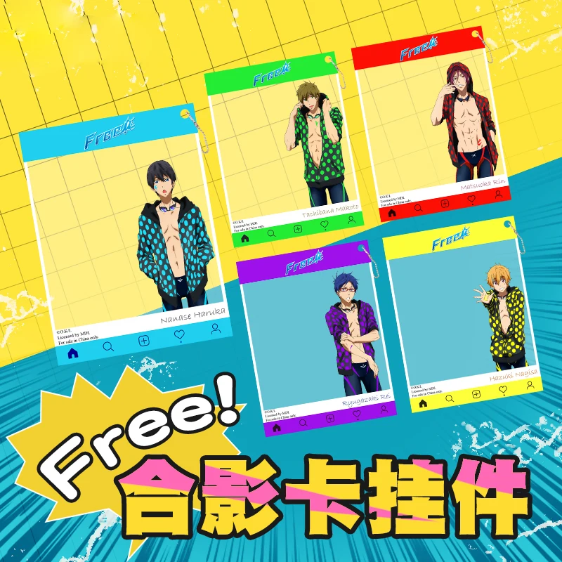 Аниме бесплатно! Акриловые прозрачные открытки брелок подвеска Тачибана Макото