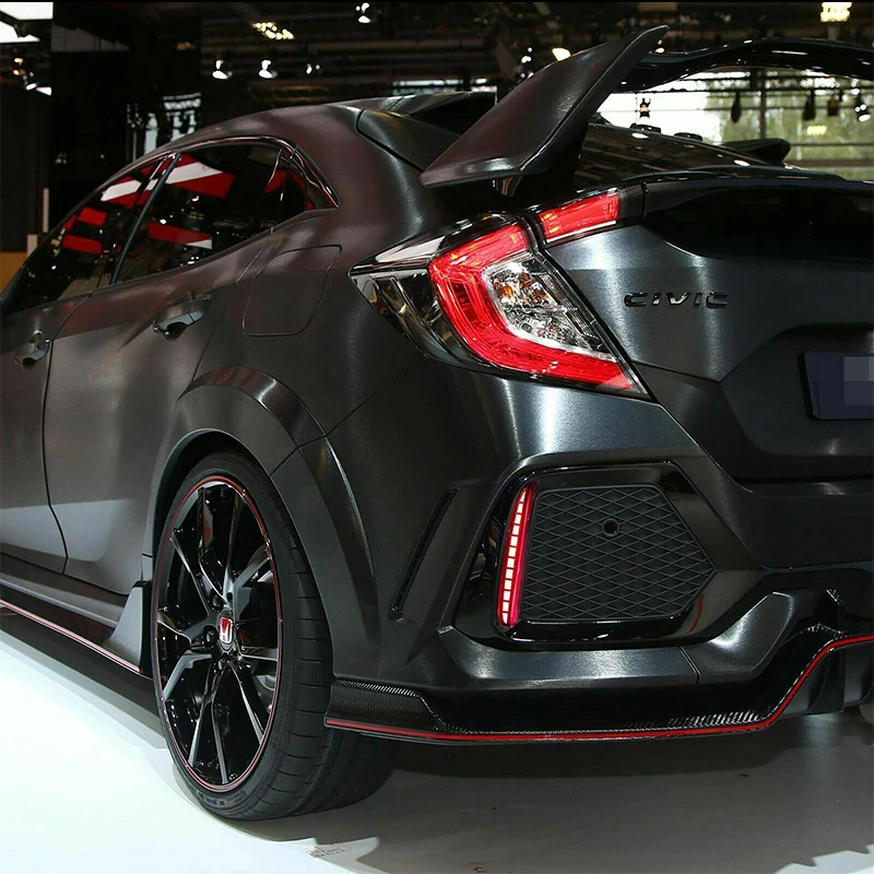 IJDM для Honda Civic Hatchback Многофункциональный светодиодный задний бампер задний противотуманный Автомобильная лампочка стоп-отражатель