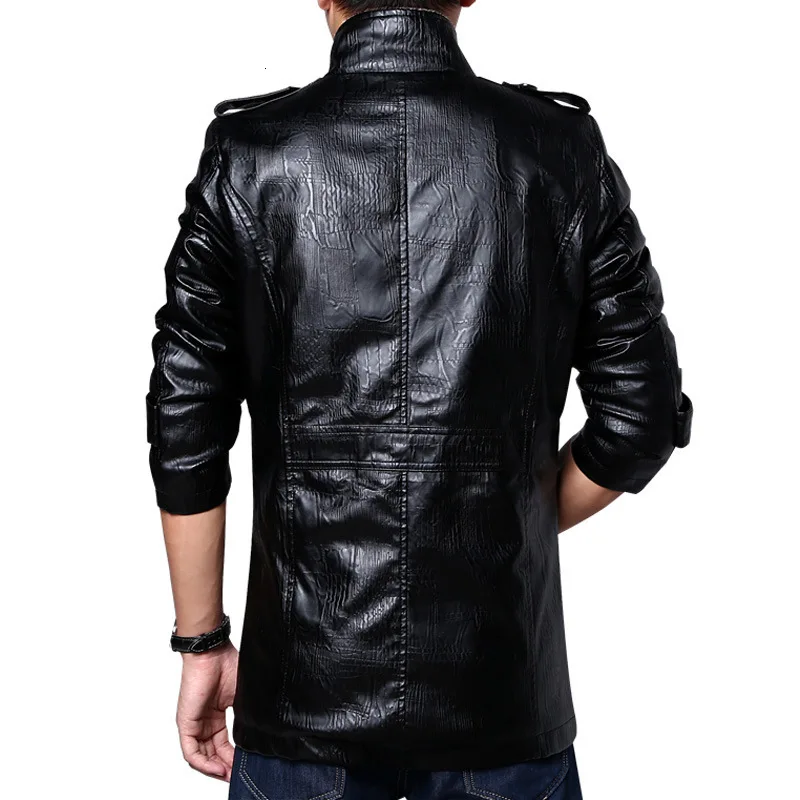 Мужская Зимняя шерстяная куртка модная мужская кожаная шерстяное пальто одежда