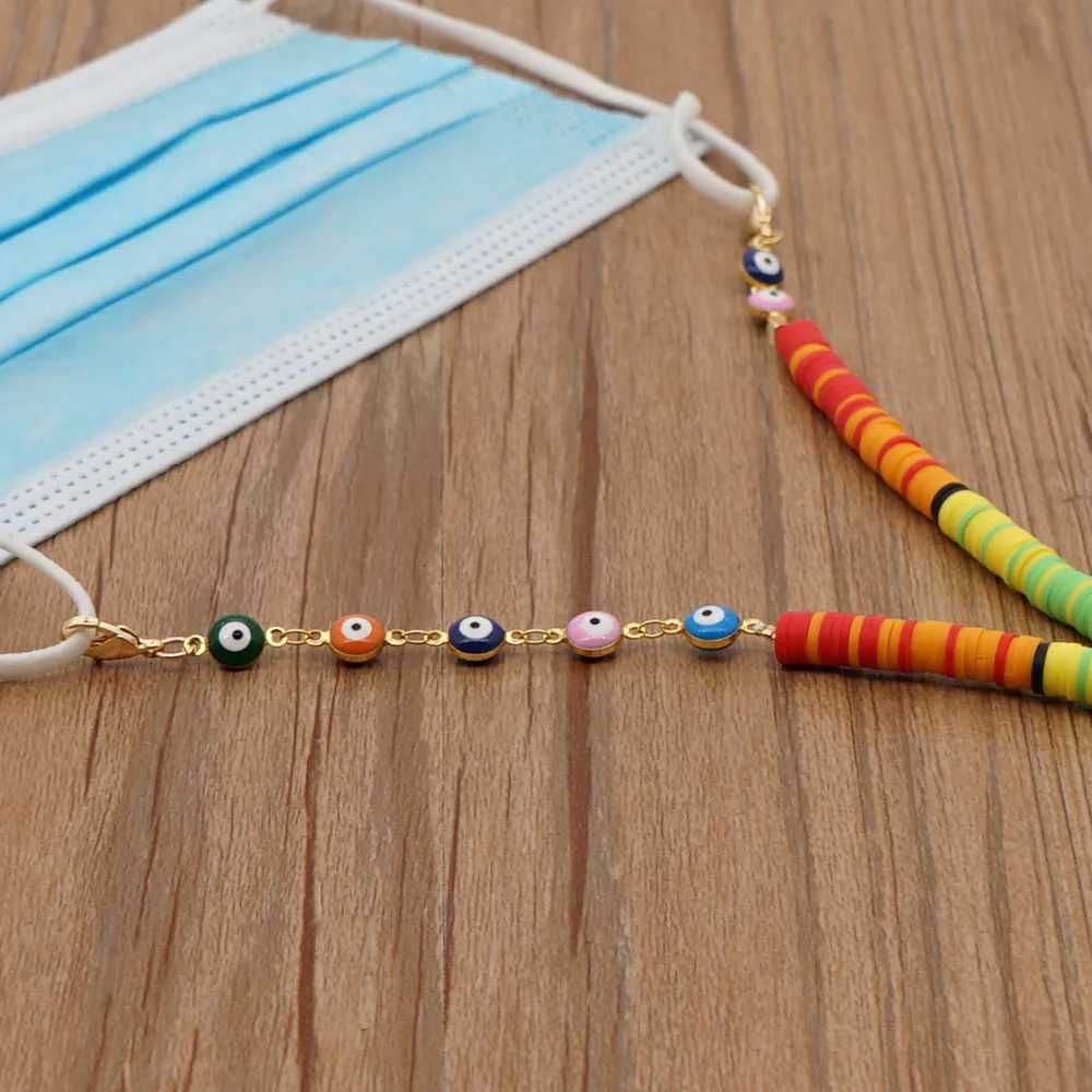 Женское Ожерелье-цепочка для очков AOMU модное нескользящее ожерелье из мягкой