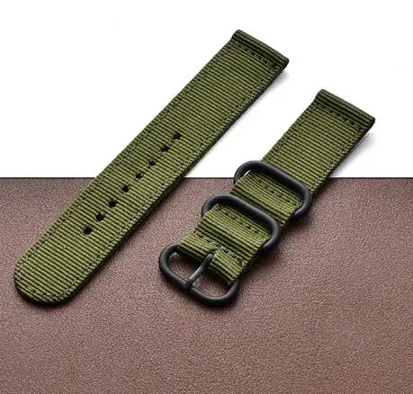 Army green Gear S3 классический Frontier ремешок для часов 20 22 мм нейлоновый ремешок для samsung Galaxy active 2 40 мм 44 мм Смарт-часы 46 мм 42 мм S2 браслет - Цвет ремешка: Army green