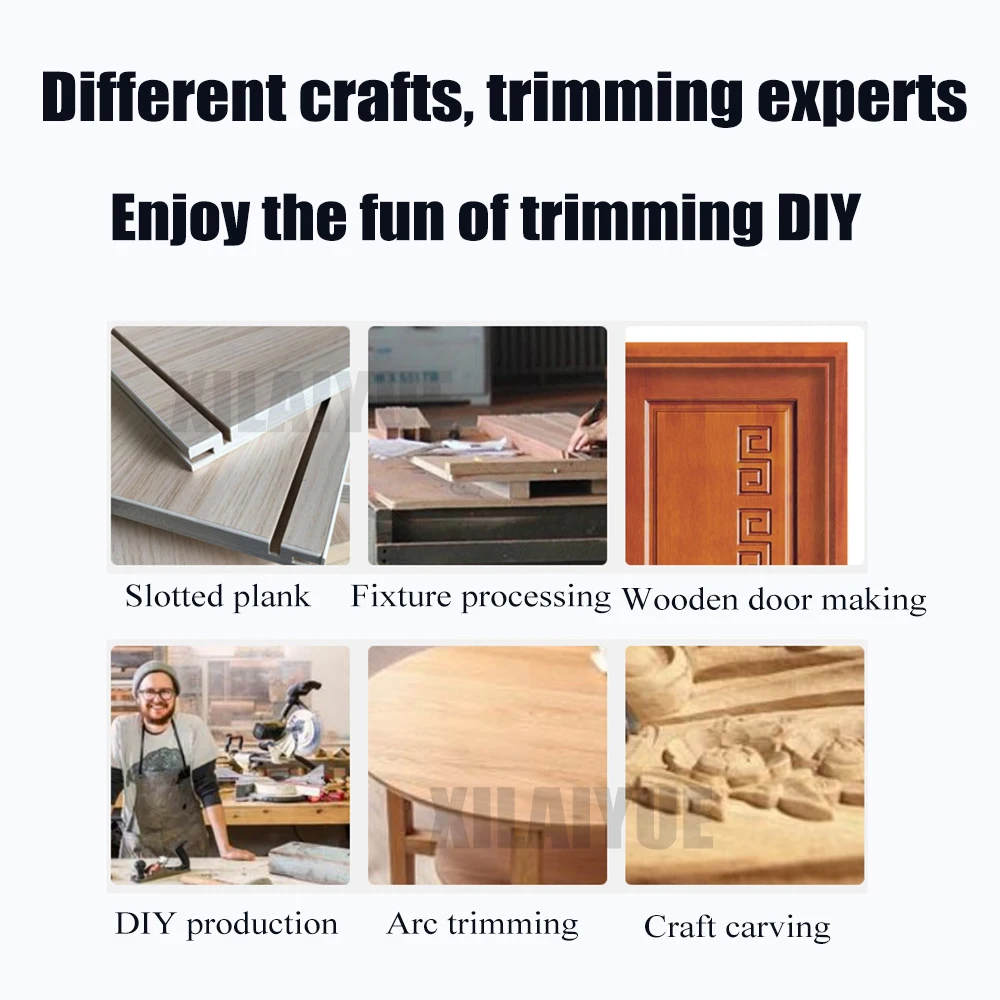 800W Woodworking Laminator 6.35mm Collet Wood Router Milling Engraving Slotting Joiner Machine | Инструменты