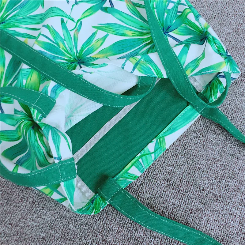 2019 leaf frost environment handbag bags casual canvas asp totes lady shopping shoulderbags students Korea style two tipe | Багаж и сумки