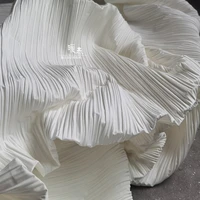 100 cotton fabric white miyake styled pleats diy patchwork painting wedding decor pants skirts dress clothes designer fabric