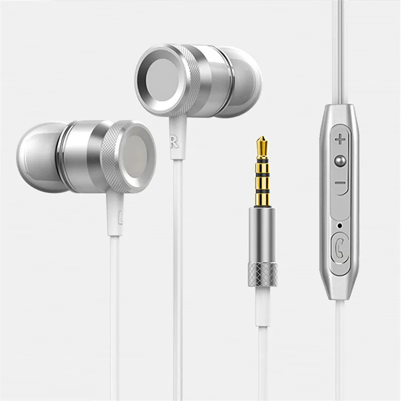 Проводные наушники с микрофоном стерео Hi-Fi наушники-вкладыши двойным драйвером