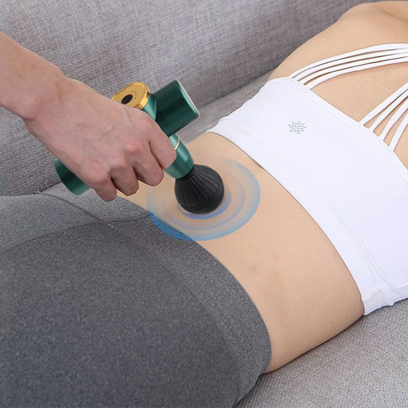 

2021 Mini Massage Gun Neck Pain Massager Deep Tissue Muscle Massager Relax Body Massage Gun Portable USB Rechargeable Fascia Gun