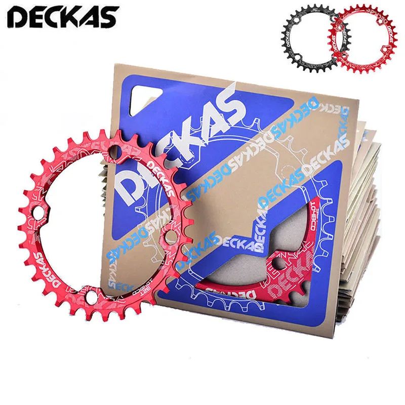 DECKAS 32T-38T 104bcd MTB велосипедная цепь кольцо узкий широкий Овальный коленчатый набор