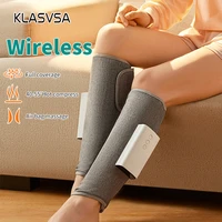wireless air compression leg massager rechargeable completely wrapped relieve calf muscle fatigue massage relaxation
