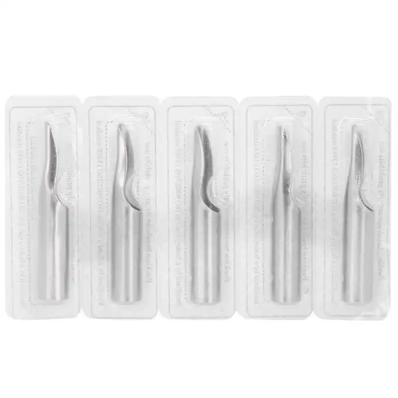 Набор наконечников для татуировок из нержавеющей стали 20 шт. наконечники 5 футов/7