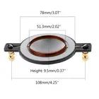 Динамик с драйвером 51,4 мм 51,5 мм, катушка с титановой пленкой для высокочастотных голосов, динамик 77HA