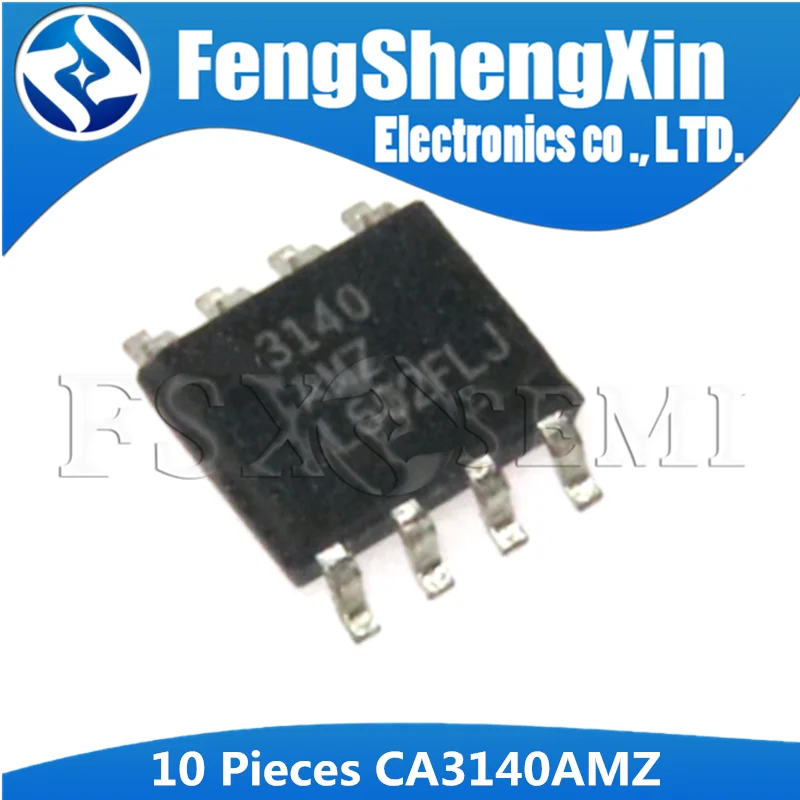 10 шт./лот CA3140AMZ CA3140A CA3140 3140AMZ CA3140AM усилитель IC SOP-8 | Электронные компоненты и