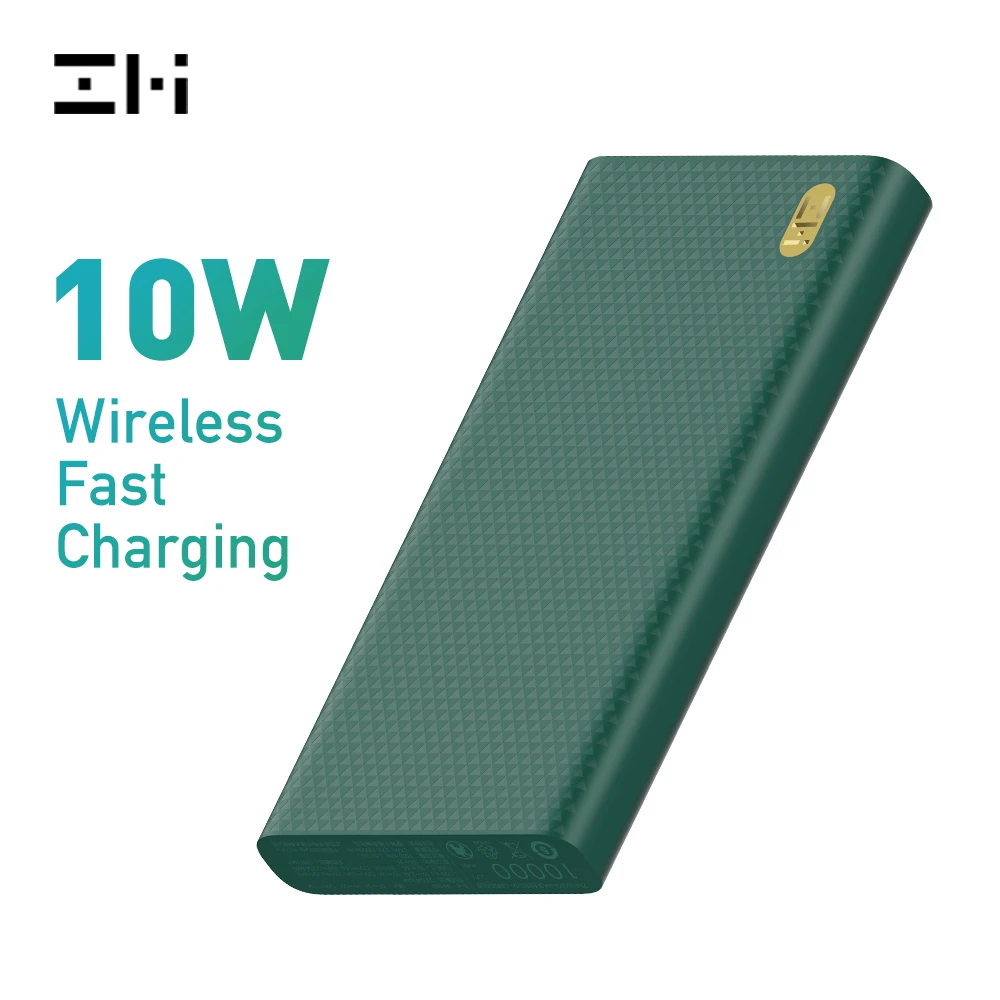 Внешний аккумулятор ZMI WPB01 10000 мАч 10 Вт USB C 22 5 PD18W|Внешние аккумуляторы| |