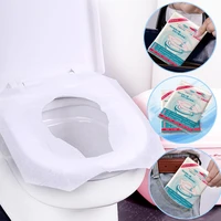 1 pack10pcs toilet seat cover disposable for traveling camping household bathroom accessories hygienic protection waterproof