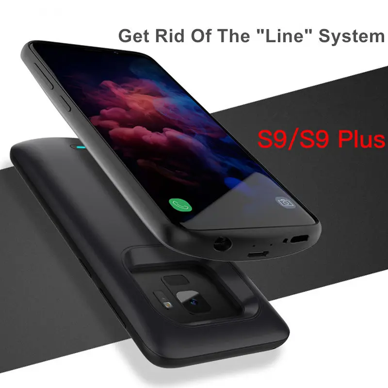 Чехол для аккумулятора для Samsung Galaxy S6 S9 S8 Plus зарядный чехол для телефона для Samsung Note 8 Note 9 Note 10 Pro
