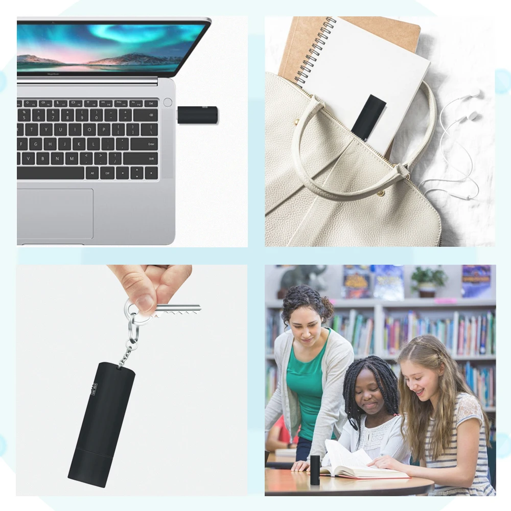 

Digital Voice Recorder USB Flash Drive Voice Activated Portable Recorder MP3 Player Telephone Audio Recording Sound Dictaphone