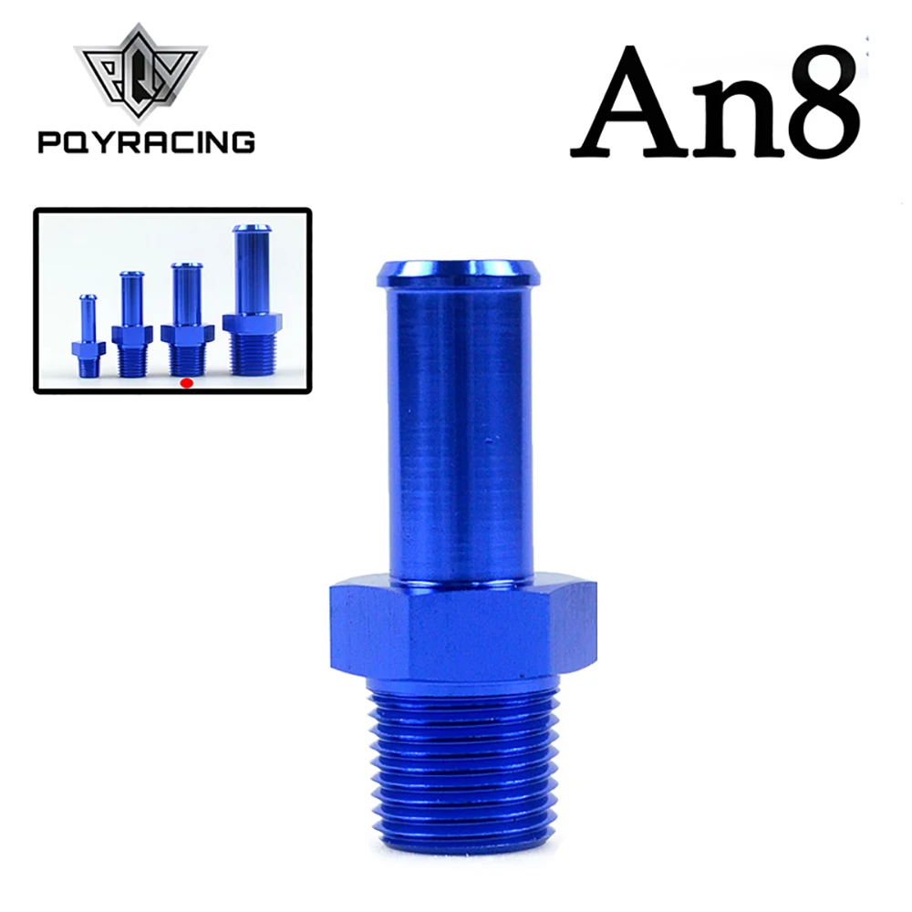 PQY Универсальный алюминиевый прямой 1/2 &quotшланг соска для мужчин 3/8&quot NPT фитинг
