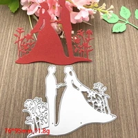 wedding couple metal cutting dies scrapbook card invitation paper craft party decor embossing stencil cutter
