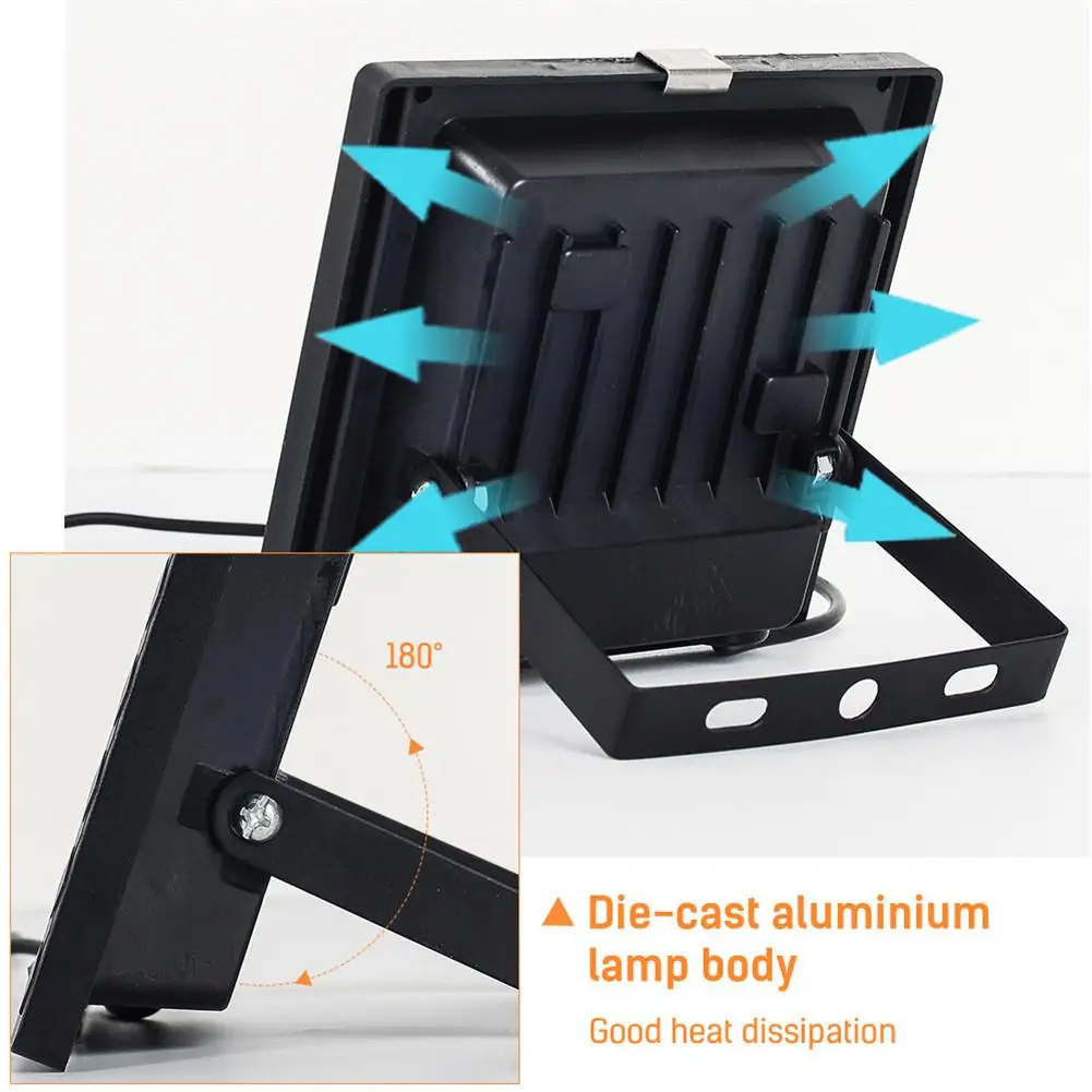15W Solar LED Flood Light Remote Control Spotlight IP65 Waterproof Street Dimmable Outdoor Garden Lamp Timer Function | Освещение