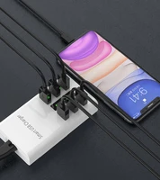 mobile phone 6 port quick charge 3 0 usb charger 30w 2a charger power adapter multi usb charging station dock desktop home
