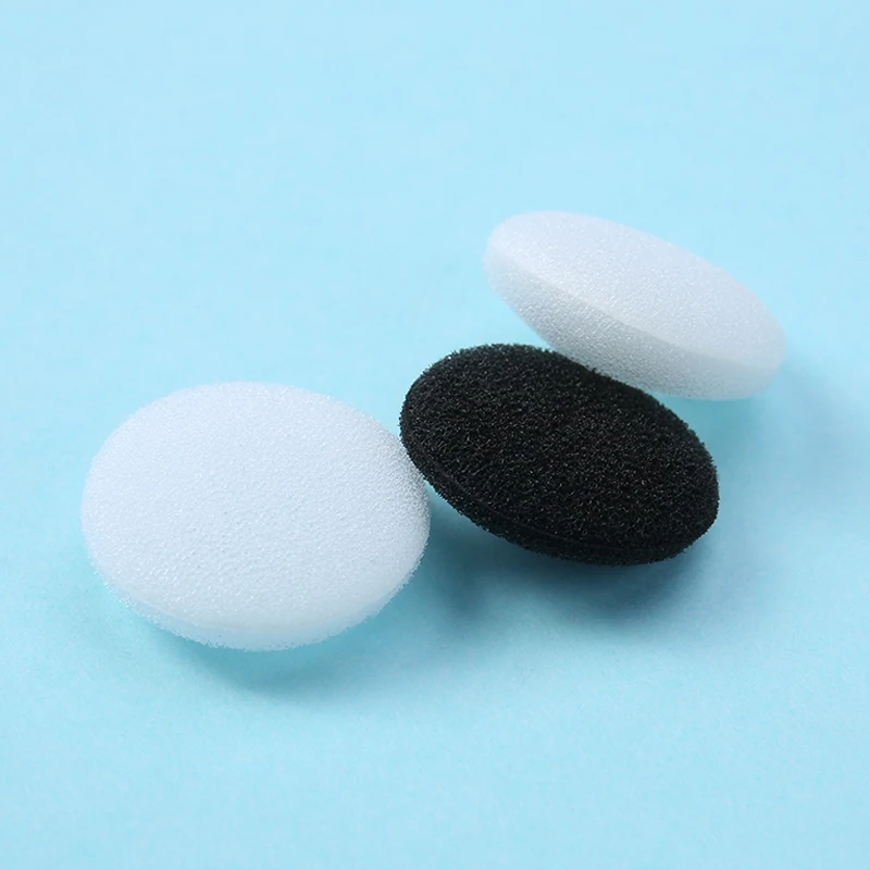 20 шт. насадки для губчатые Чехлы черные мягкие поролоновые Для наушников