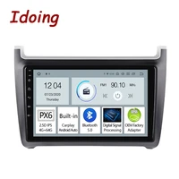 idoing px6 car radio android auto carplay player navigation gps for volkswagen vw polo 5 sedan 2008 2015 head unit plug and play