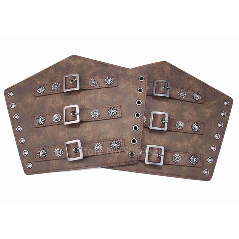 Мужские кожаные грелки для косплея в средневековом стиле 1 шт. браслет на