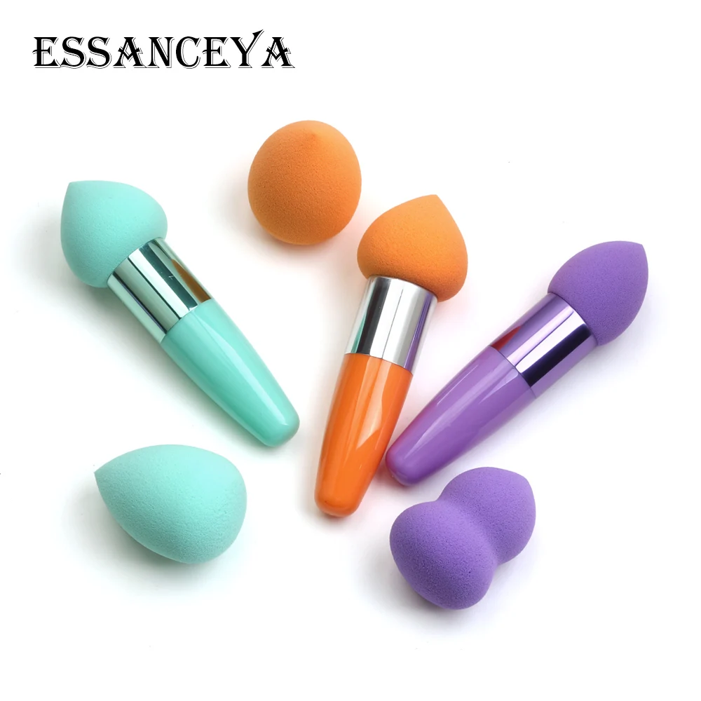 ESSANCEYA 2 шт. кисть со спонжем для макияжа косметический спонж мягкий гладкий