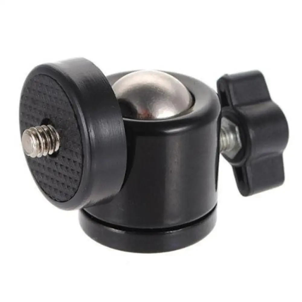

35% Discounts Hot! Black Mini 1/4inch 360 Swivel Ball Head Screw for Camera Tripod DSLR Monopod