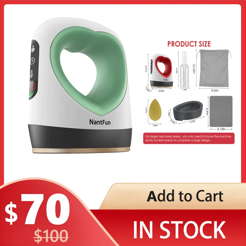 2021 г. Легкая Автоматическая Мини-термопресс для футболок и обуви с