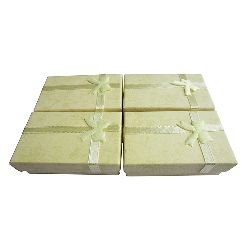 

16pcs Paper Jewelry Gifts Boxes For Jewelry Display-Rings, Small Watches, Necklaces, Earrings, Bracelet Gift Packaging Box (Ligh