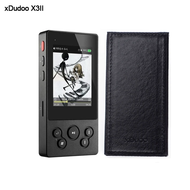 XDUOO X3II X3 II с кожаный чехол AK4490 Bluetooth портативный HD музыкальный плеер без потерь DSD128/Двунаправленный USB порт ЦАП
