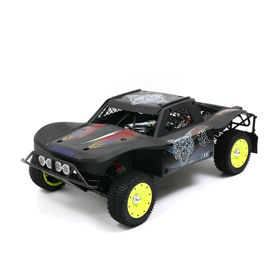 DTT 7S 1:5 Масштаб 2,4G 4WD высокая скорость RC Бензин короткий ход грузовик внедорожник игрушка для ребенка-синий/красный/черный обновленная версия