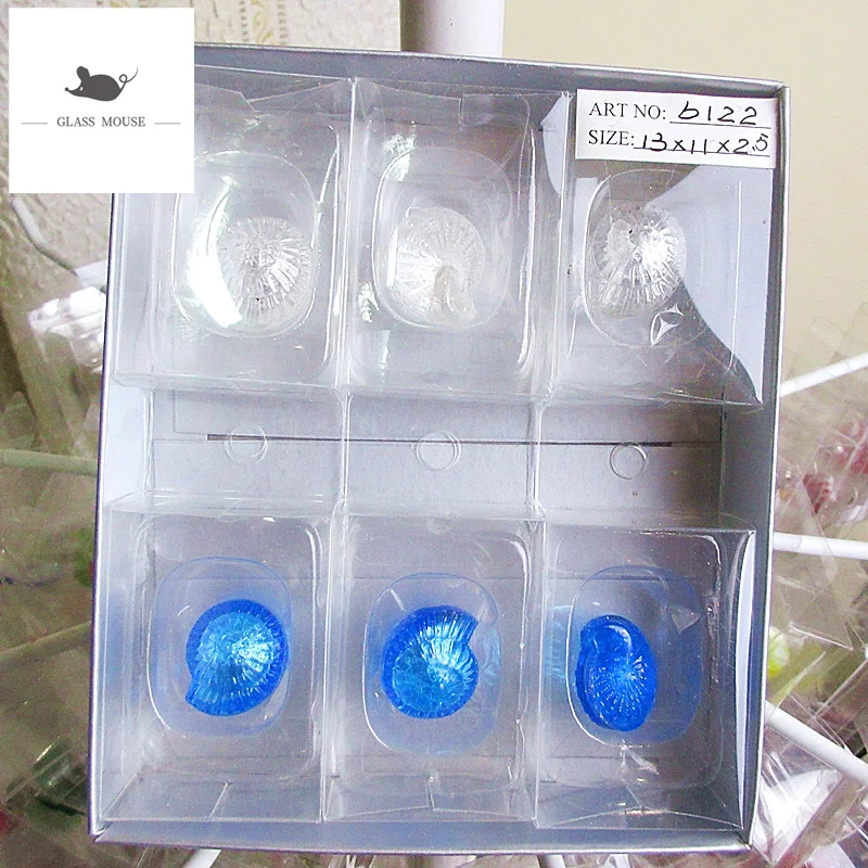 6 шт. декоративная фигурка миниатюрный стеклянный корпус украшение для домашнего