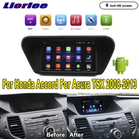 car multimedia stereo player for honda accord 8acura tsx 2008 2009 2010 2012 2013 android gps navigation navi radio carplay