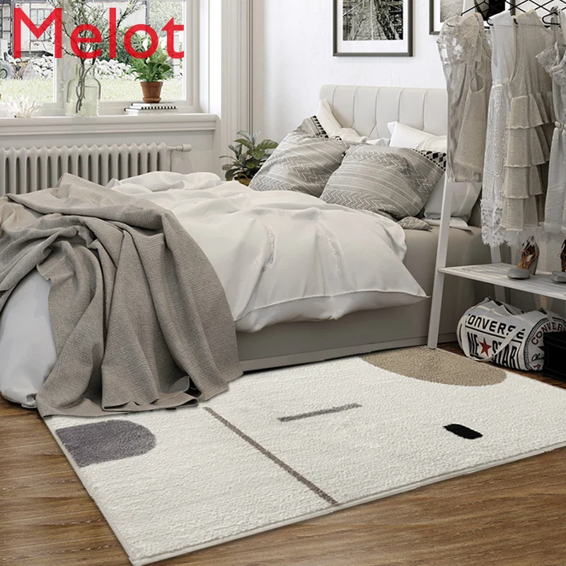 

Modern Minimalist Bedroom Carpet Nordic Floor Mat Cute Floor Mat Girl Carpet Household Mat Machine Washable