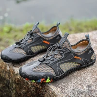 as mens anti slip lightweight breathable fishing wading shoes hiking sandbeach shoes outdoor sport trekking walking creek shoes