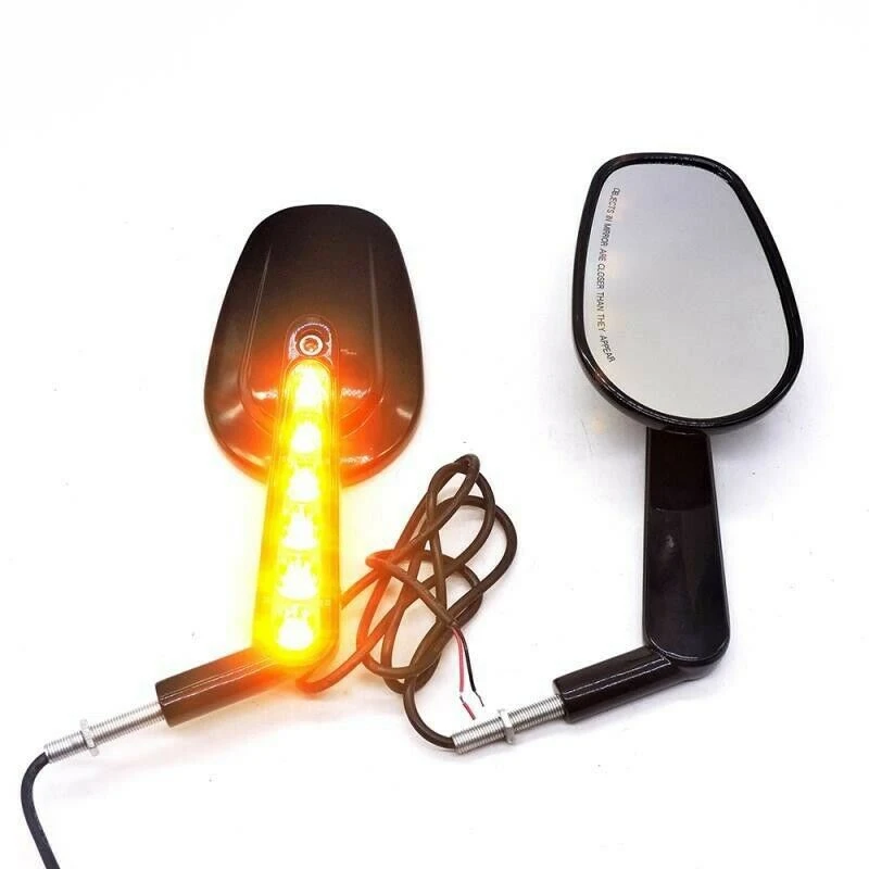 

for 09-17 V-ROD VRSCF Rearview Mirrors with LED Front Turn Signals