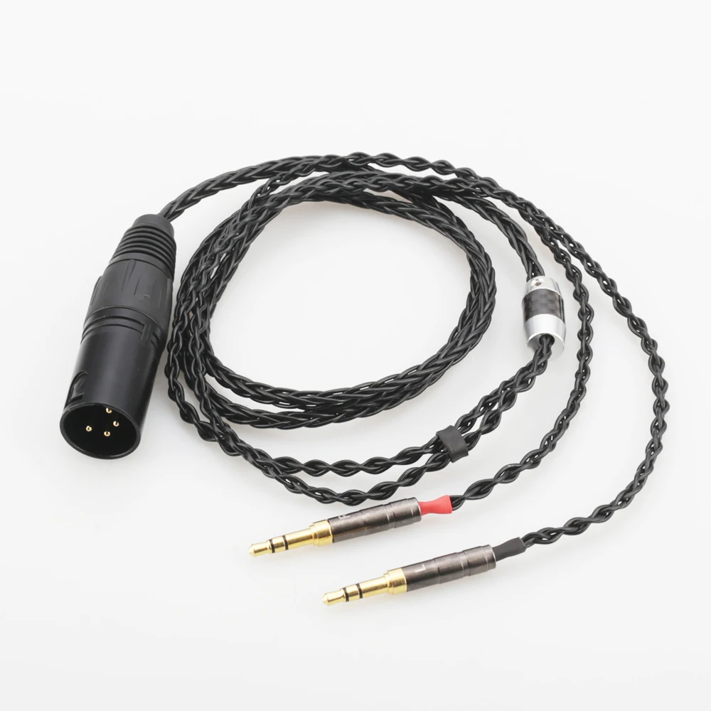 Audiocrast HC010 2x3,5 мм HIFI 4-контактный XLR Мужской сбалансированный кабель для наушников для Sundara Aventho фокусный elegia t1 t5p D7200 D