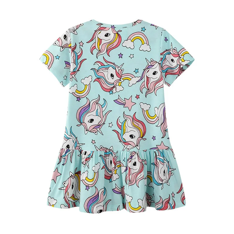 2019 летнее милое Хлопковое платье для маленьких девочек новое модное принцессы с