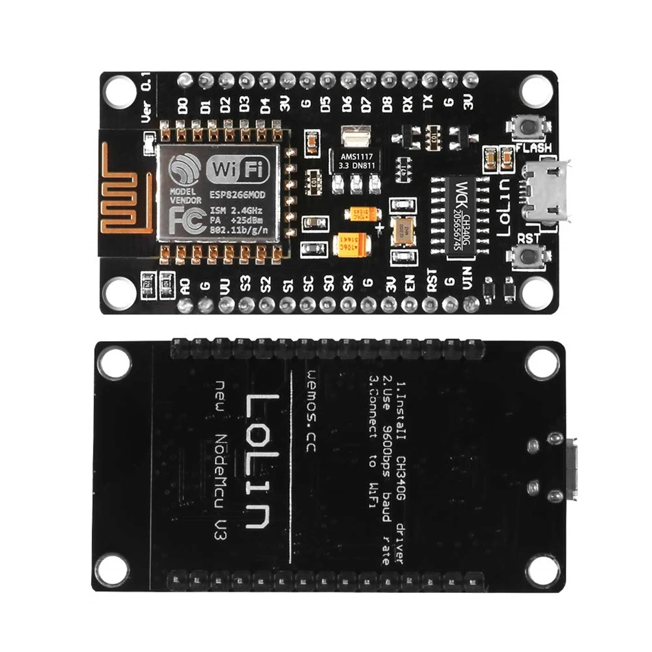 3 шт. ESP8266 Nodemcu V3 ESP-12E WiFi Интернет Плата развития трансферный процессор