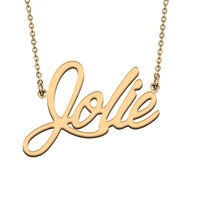 jolie custom name necklace customized pendant choker personalized jewelry gift for women girls friend christmas present