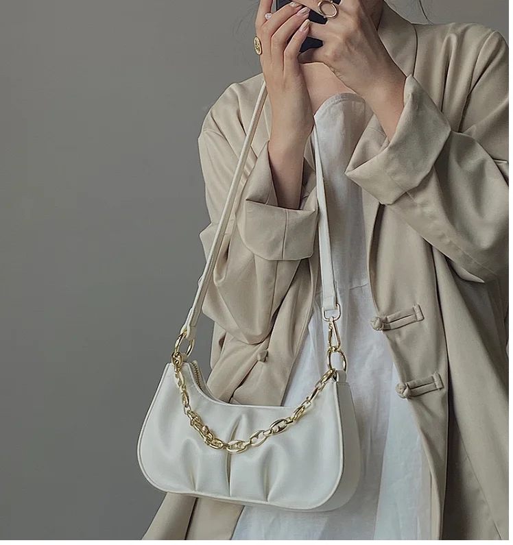 

Fashion women messenger bag baguette female small bag pu leather one shoulder small cute bag koi812