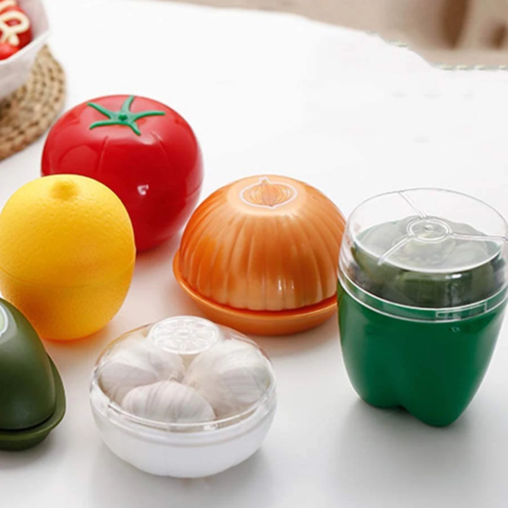 

Food Container Food Storage Containers Box Fresh Vegetable Shape Fruit Keeper Sealed Box 5PCS Bowl Kitchen Food Keeper