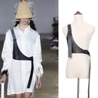 Пояс с баской Женский, кожаный пояс для юбки, модный дизайнерский широкий пояс с черным бантомремень женский портупея Пояса ремни женские модные пояс портупея женская  джинсы ремень женский широкий Джинсы пояс для чуло