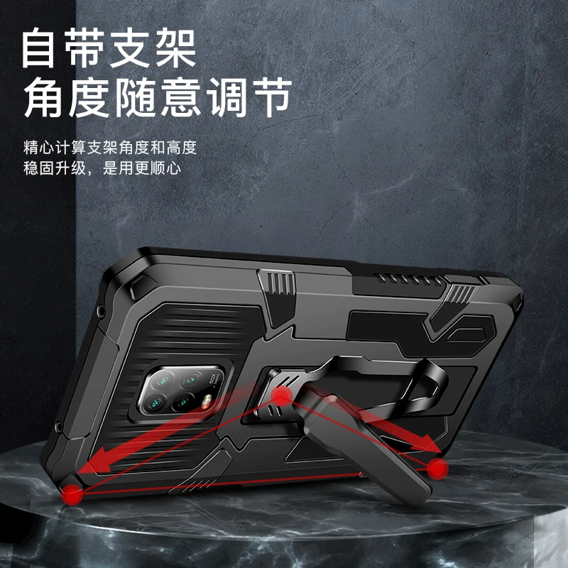 

Phone Case for Xiaomi Redmi Note10 Pro Case Cover Armor Drop Anti-fall Airbag Anti-fall Back Cover for Redmi Note7 9 5Pro Case